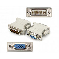 E-GREEN adapter DVI-I (24+5) Dual Link (M) - VGA D-sub (F) beli
