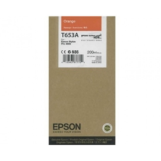 Epson T653A narandžasti kertridž