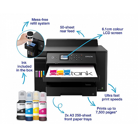 Epson L11160 A3+ EcoTank ITS (4 boje) inkjet štampač