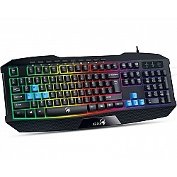 GENIUS K215 Scorpion Gaming USB US crna tastatura