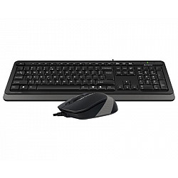 A4 TECH F1010 USB US siva tastatura + USB sivi