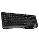 A4 TECH F1010 USB US siva tastatura + USB sivi A4 TECH F1010 USB US siva tastatura + USB sivi