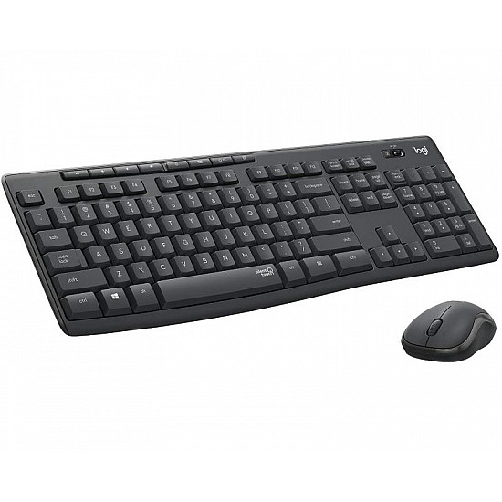 LOGITECH MK295 Silent Wireless Combo YU tastatura + miš crna
