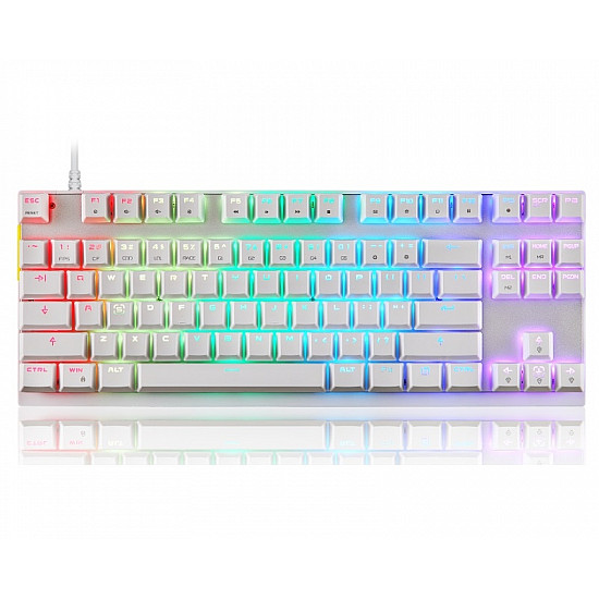 MOTOSPEED K82 mehanička bela tastatura crveni prekidač