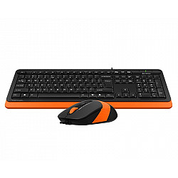 A4 TECH F1010 FSTYLER USB US narandžasta tastatura + USB narandžasti miš