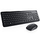 Dell KM3322W Wireless US tastatura + miš crna