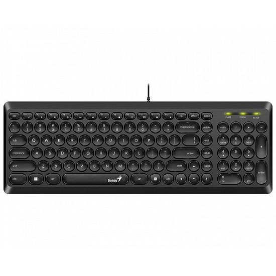 Genius Slimstar Q200 USB US crna tastatura