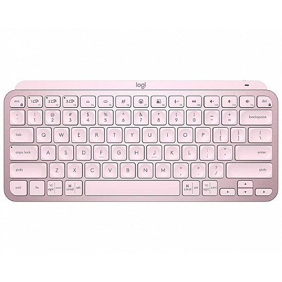 Logitech MX Keys Mini Wireless Illuminated Keyboard - Rose - US