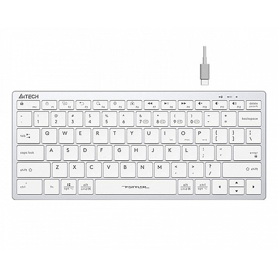 A4 TECH FBX51C FSTYLER Bluetooth & 2.4G Scissor Switch Compact USB tastatura US bela