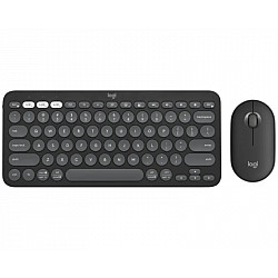 Logitech Pebble2 Wireless Combo US tastatura + miš crna
