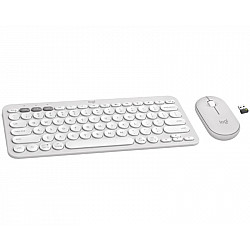 Logitech Pebble2 Wireless Combo US tastatura + miš bela