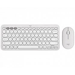 Logitech Pebble2 Wireless Combo US tastatura + miš bela