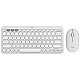 Logitech Pebble2 Wireless Combo US tastatura + miš bela Logitech Pebble2 Wireless Combo US tastatura + miš bela