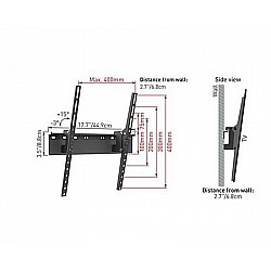 BARKAN E314 LCD TV zidni nosač do 13" - 58"