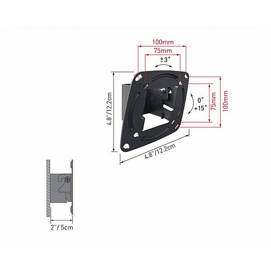 BARKAN E110.B LCD TV zidni nosač 13-29 inča