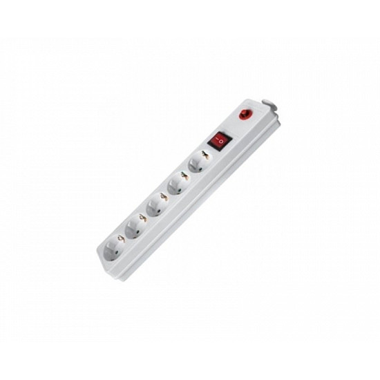 FAST ASIA produžni kabl 5r, 5m sa prekidačem i zaštitom 3x1.5mm2 (Linkom) - beli