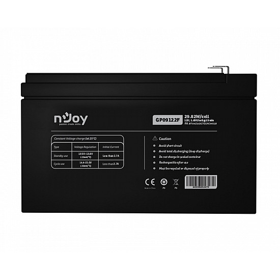 NJOY GP09122F baterija za UPS 12V 9Ah (BTVACIUOCTO2FCW01B)
