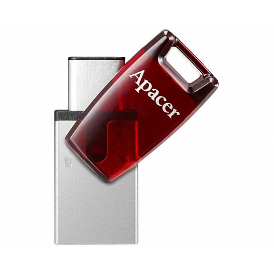 Apacer 64GB AH180 USB 3.2 Tip C - USB 3.2 Tip A flash crveni