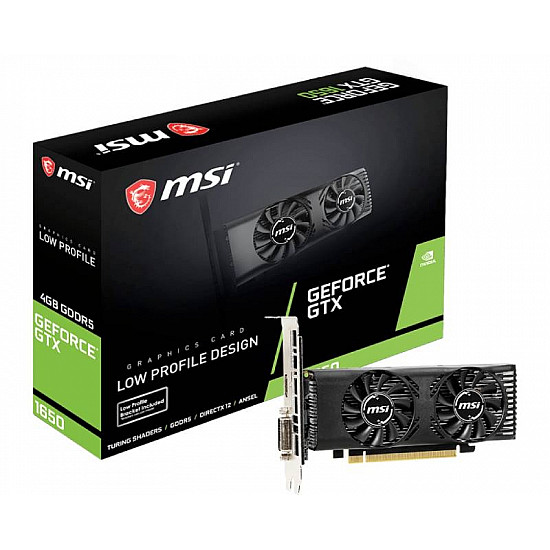 MSI nVidia GeForce GTX 1650 4GB 128bit GTX 1650 4GT LP Grafička karta MSI nVidia GeForce GTX 1650 4GB 128bit GTX 1650 4GT LP Grafička karta