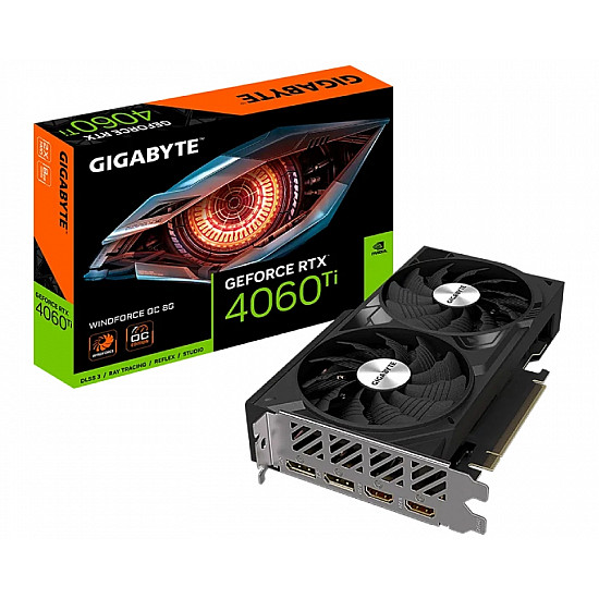 Gigabyte nVidia GeForce RTX 4060 Ti 8GB 128bit GV-N406TWF2OC-8GD