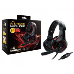 GENIUS HS-G600V slušalice sa mikrofonom i vibracijom crne