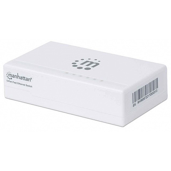 MANHATTAN 5-Port Fast Ethernet Switch, Plastic (560672)