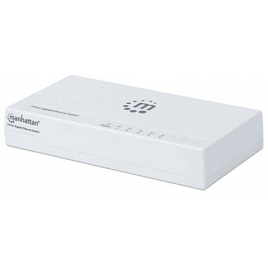 MANHATTAN INT MH 5-Port Gigabit Ethernet Switch, Plastic