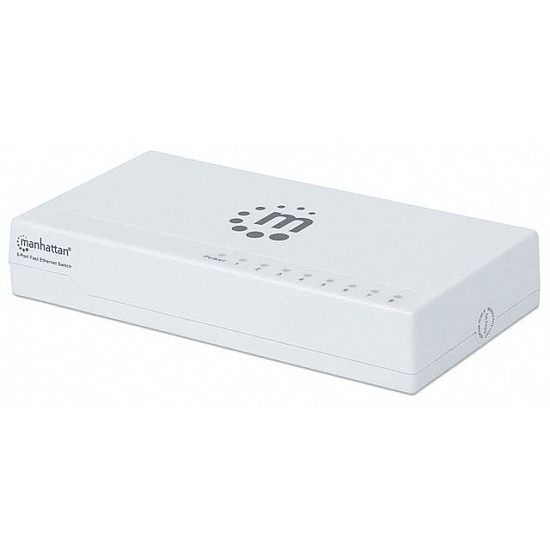 MANHATTAN INT MH 8-Port Fast Ethernet Switch, Plastic