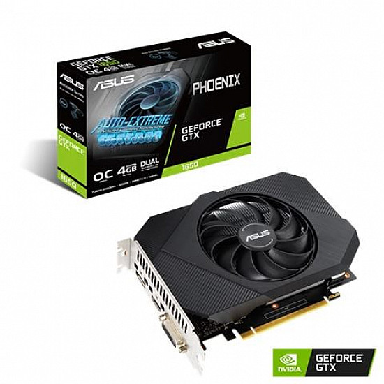 ASUS Phoenix GeForce GTX 1650 OC edition 4GB GDDR6 ASUS Phoenix GeForce GTX 1650 OC edition 4GB GDDR6