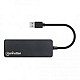 Manhattan USB HUB USB 3.2 --> 4x USB 3.2, Bus Powered, 164900