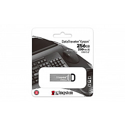 KINGSTON 256GB DataTraveler Kyson USB 3.2 flash DTKN, 256GB sivi