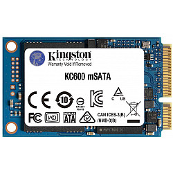 KINGSTON 256GB, mSATA III, 550MB, s ,  500MB, s, SKC600MS, 256G