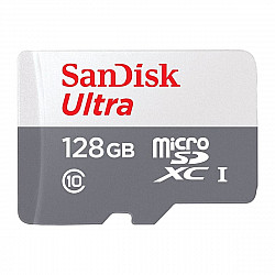 SanDisk MICRO SD.128GB Ultra bez ad. SDSQUNR-128G-GN3MN