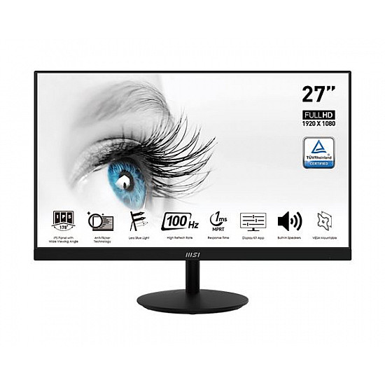 MSI monitor 27 PRO MP271A Flat FHD IPS 100Hz HDMI, DP, VGA