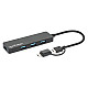 Manhattan 4-Port USB 3.0 Type-C, Type-A Combo Hub