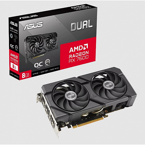 ASUS VGA DUAL-RX7600-O8G-EVO