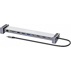 MANHATTAN 10 in 1 Dual HDMI Docking Station