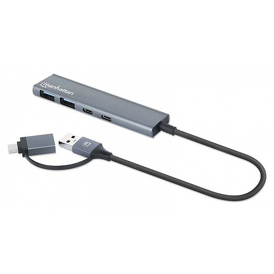 MANHATTAN 4-Port USB 3.0 Typ-C ,  Typ-A