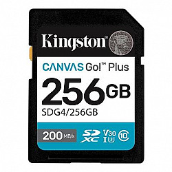 Kingston MEM SD 256GB Canvas Go! Plus SDG4, 256GB