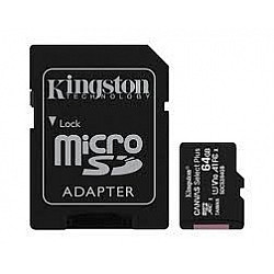 Kingston MEM SD MICRO 64GB Canvas Select Plus + Adapter SDCS3, 64GB