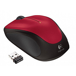 LOGITECH M235 Optical Wireless miš Retail crveni