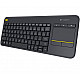 LOGITECH Bežična tastatura K400 PLUS WIRELESS TOUCH (Crna)