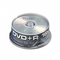 Traxdata MED DVD disk TRX DVD+R 4.7GB C25