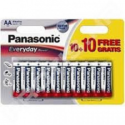 PANASONIC baterije LR6EPS, 20BW-AA 20 kom Alkalne Everyday