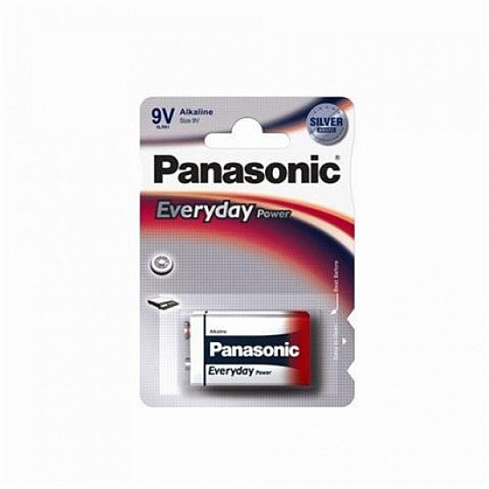 PANASONIC baterije 6LF22EPS, 1BP -9V Alkalne Everyday