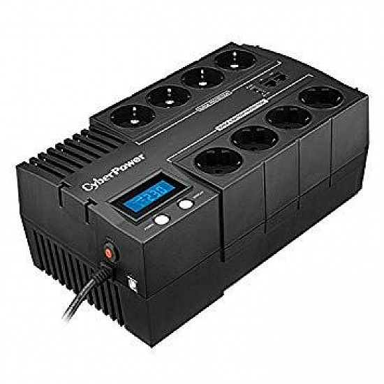 CYBERPOWER BR700ELCD, 700VA, 420W, šuko, green
