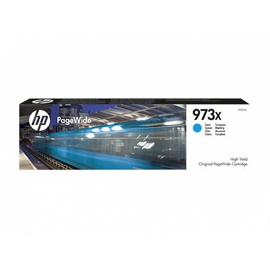 HP 973X High Yield Cyan PageWide Cartridge F6T81AE