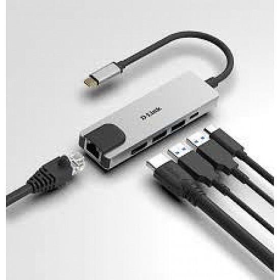 D-Link 5-in-1 USB-C Hub, DUB-M520