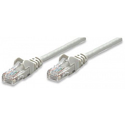 Intellinet prespojni mrežni kabl Cat5e, U, UTP, 1m, sivi