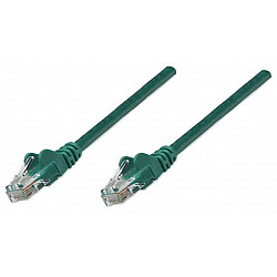 Intellinet prespojni kabl, Cat6 compatible,U, UTP,7.5m,zeleni